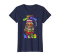 Hippie Weed Marijuana Cannabis 60S T-Shirt - Minimalist Print for Adults - T-Shirt, Sweatshirt, Hoodie