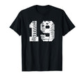 Baseball Softball Number 19 T-Shirt - Fun Novelty Design Men Women - T-Shirt, Sweatshirt, Hoodie