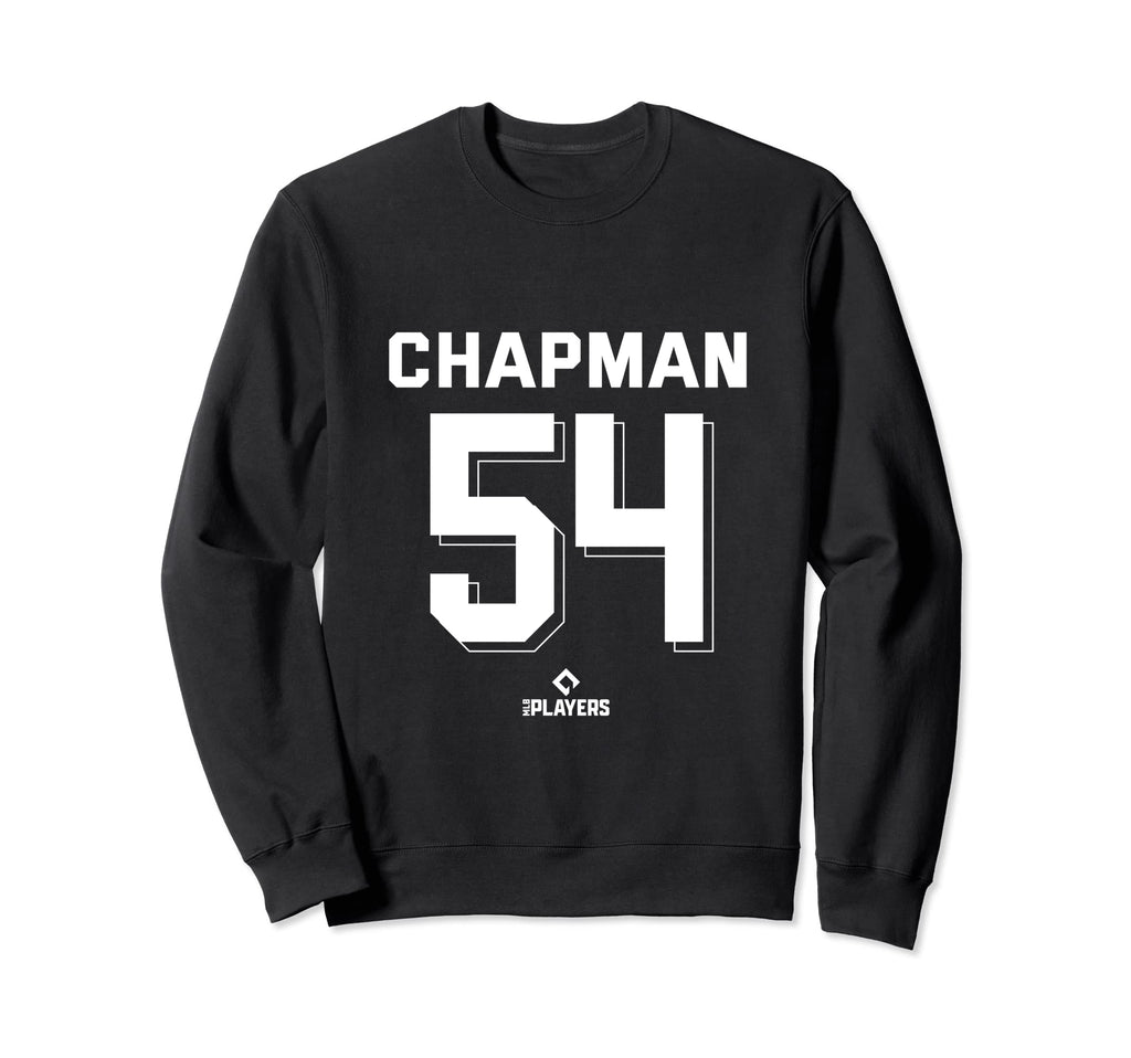 Aroldis Chapman 54 New York Mlbpa Sweatshirt - Novelty Apparel for Adults - T-Shirt, Sweatshirt, Hoodie