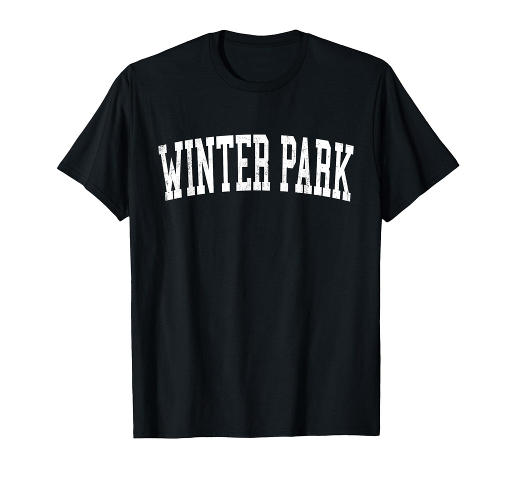 Winter Park Fl Distressed White T-Shirt - Fun Novelty Design for Adults - T-Shirt, Sweatshirt, Hoodie