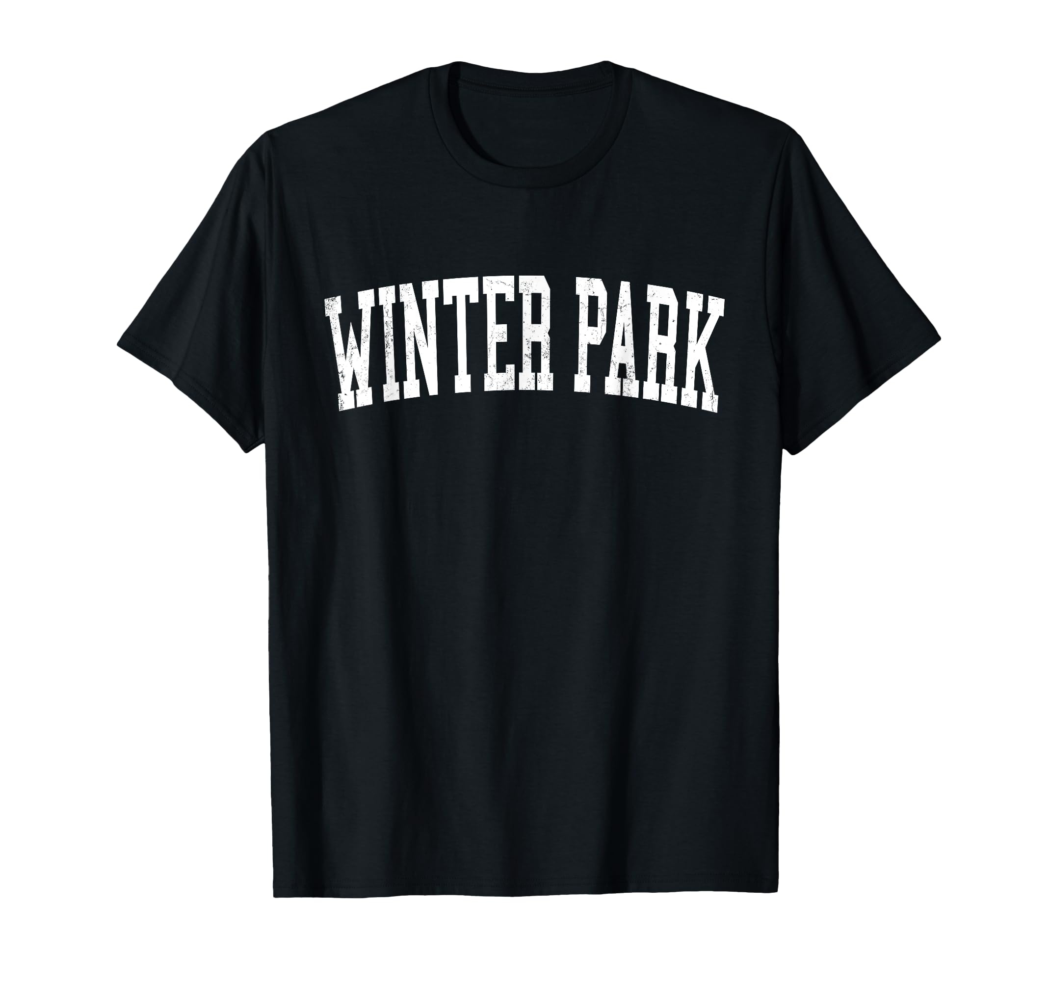 Winter Park Fl Distressed White T-Shirt - Fun Novelty Design for Adults - T-Shirt, Sweatshirt, Hoodie