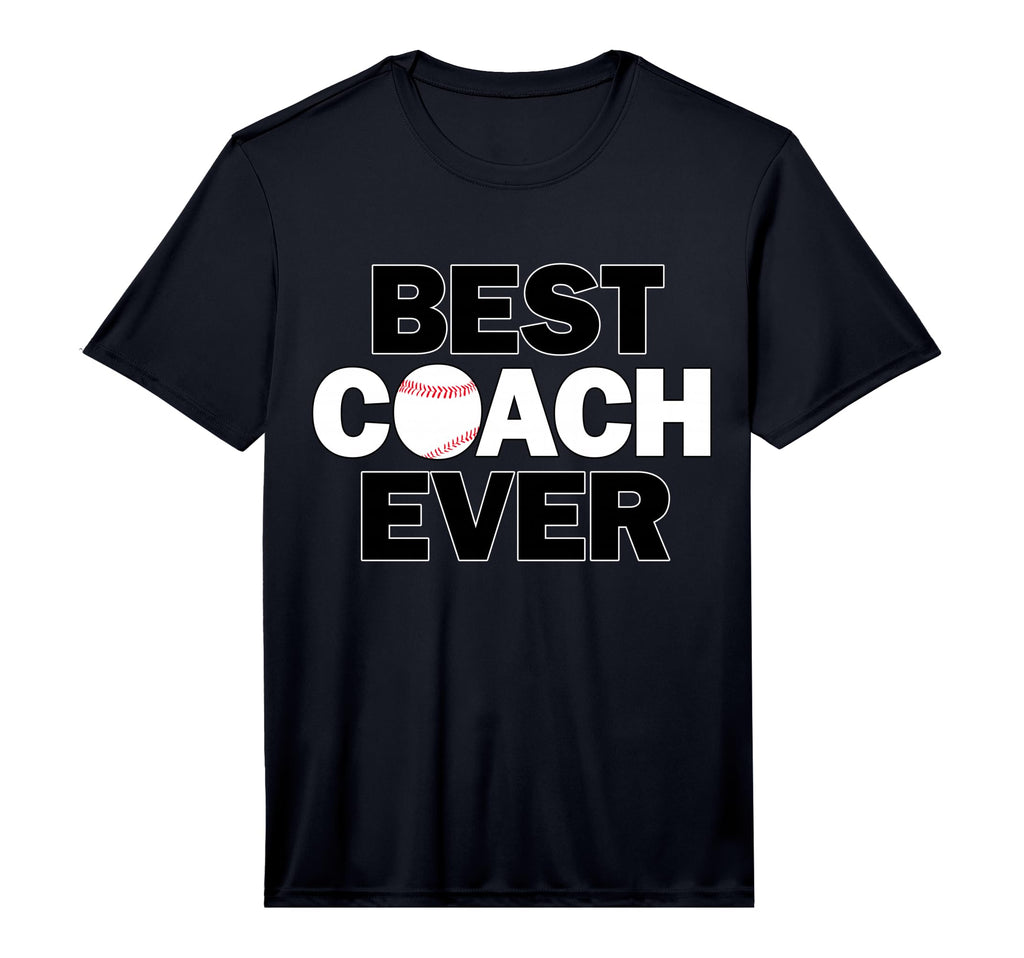 Mens Baseball Coaches Best Coach T-Shirt - Custom Art Print for Adults - T-Shirt, Sweatshirt, Hoodie