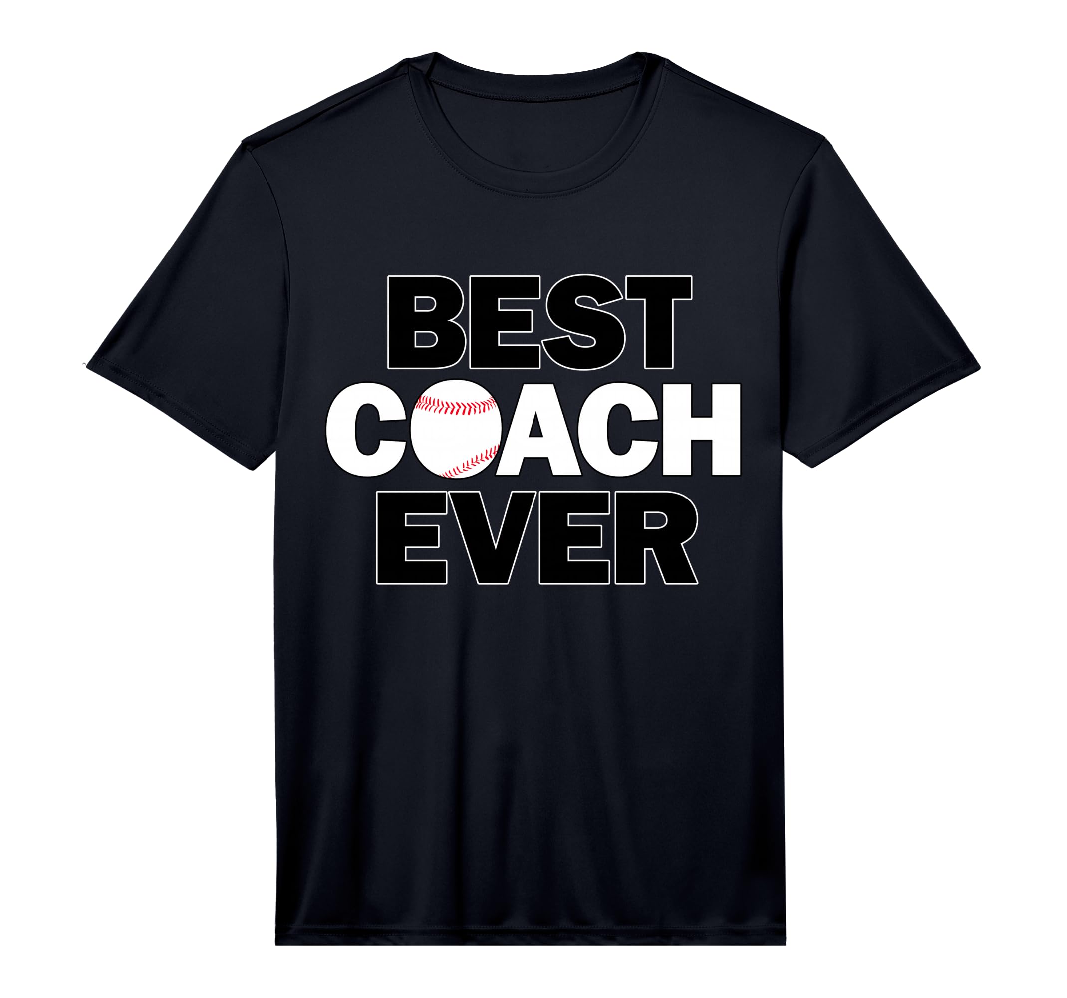 Mens Baseball Coaches Best Coach T-Shirt - Custom Art Print for Adults - T-Shirt, Sweatshirt, Hoodie
