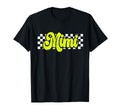 Mimi Womens Checkered Distressed T-Shirt - Casual Everyday Wear Unisex - T-Shirt, Sweatshirt, Hoodie