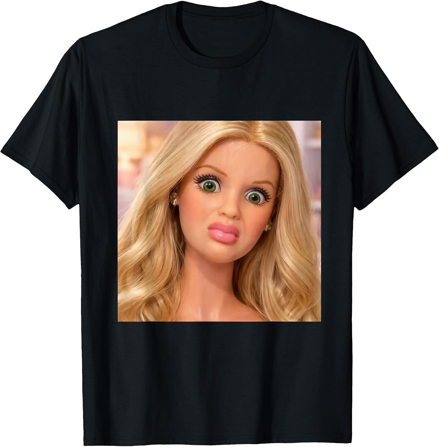 Funny Disgusting Doll face Meme Gift - Adult & Kids T-Shirts, Sweatshirts & Hoodies apparel design preview 1