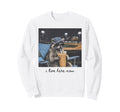 I Live Ballfield Now Raccoon Sweatshirt - Custom Art Print Men Women - T-Shirt, Sweatshirt, Hoodie