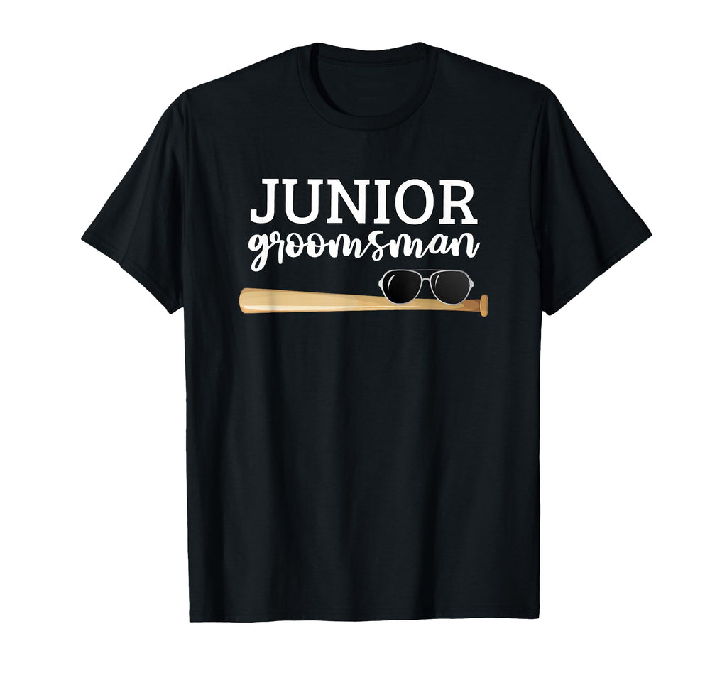 Junior Groomsman Baseball Bat Wedding T-Shirt - Streetwear Style Unisex - T-Shirt, Sweatshirt, Hoodie