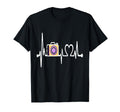 Womens Funny Camera Heartbeat T-Shirt - Streetwear Style Men Women - T-Shirt, Sweatshirt, Hoodie