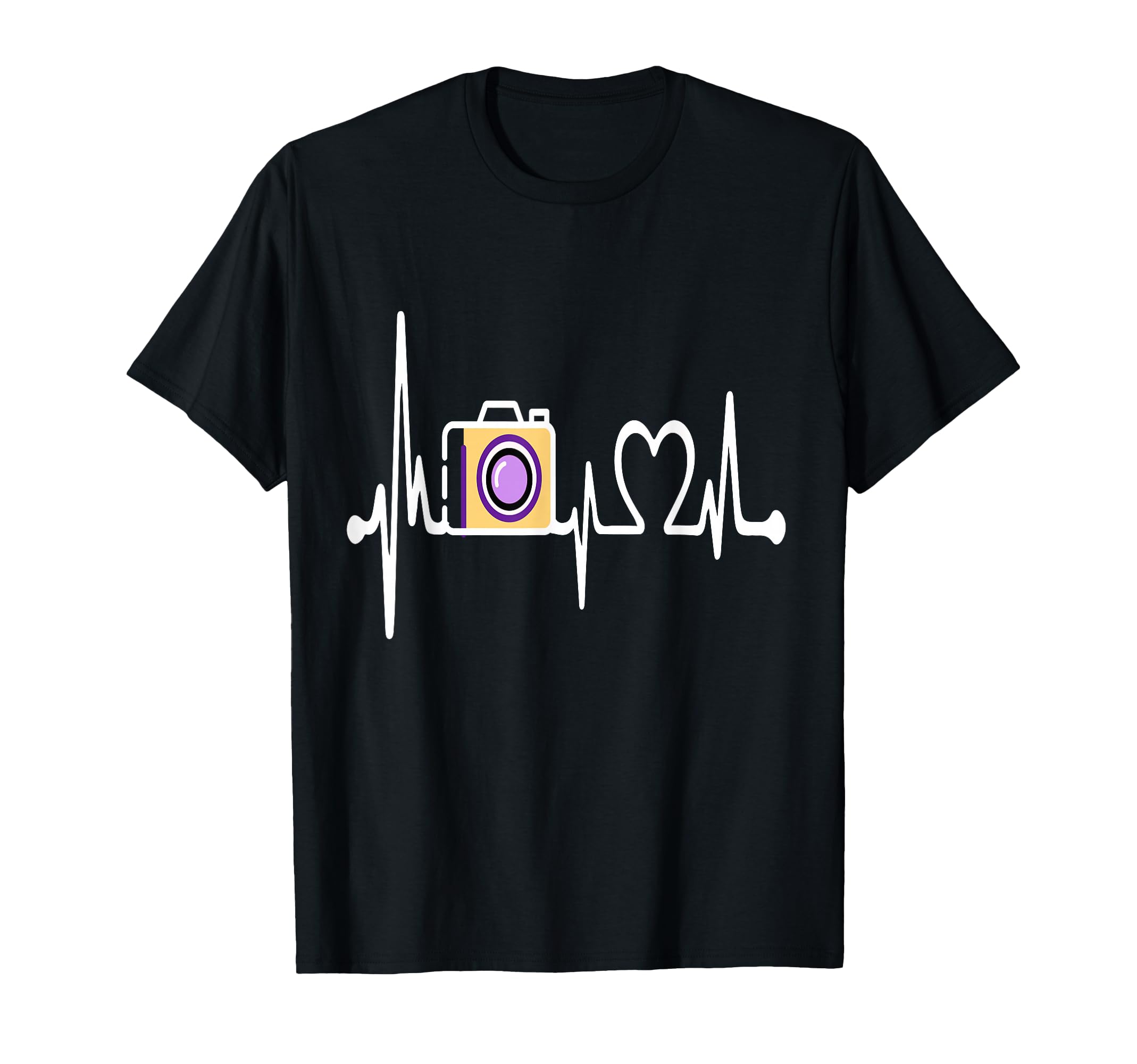 Womens Funny Camera Heartbeat T-Shirt - Streetwear Style Men Women - T-Shirt, Sweatshirt, Hoodie