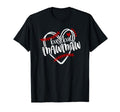 Baseball Heart Mawmaw Grandma Trendy T-Shirt - Minimalist Print Men Women - T-Shirt, Sweatshirt, Hoodie