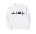 80S Cassette Tape Heartbeat Sweatshirt - Aesthetic Graphic Men Women - T-Shirt, Sweatshirt, Hoodie