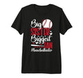 Baseball Big Sister Proud Big Sister T-Shirt - Custom Art Print Unisex - T-Shirt, Sweatshirt, Hoodie
