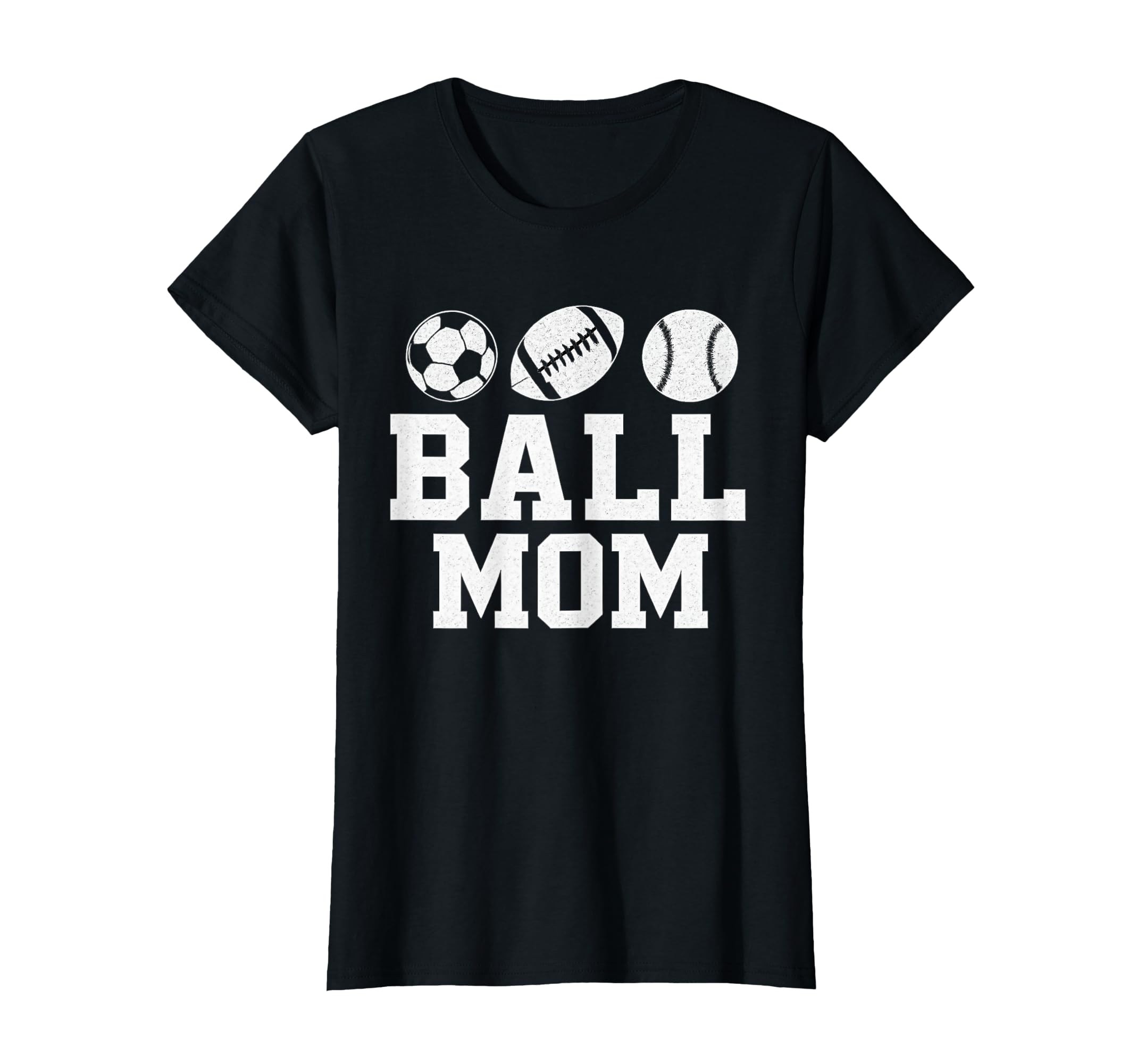 Ball Mom Soccer Football Baseball Mom T-Shirt - Aesthetic Graphic Unisex - T-Shirt, Sweatshirt, Hoodie