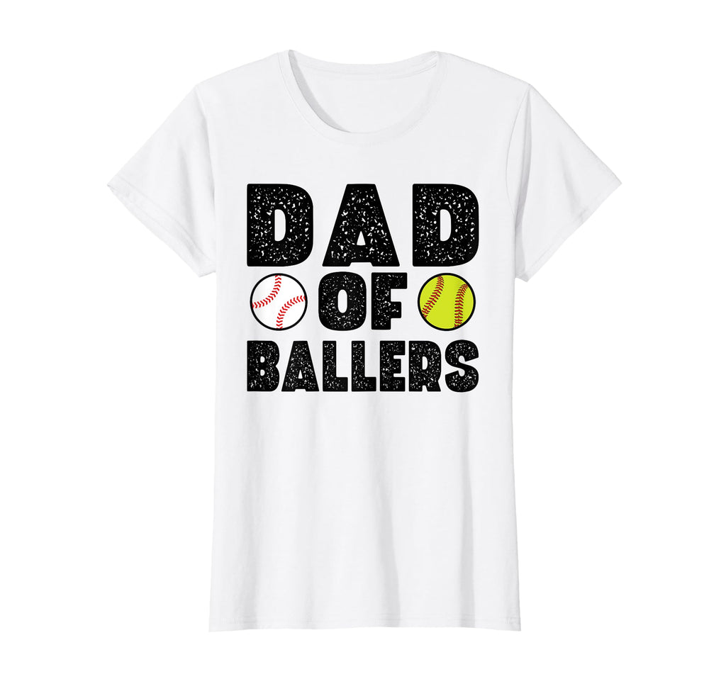 Dad Ballers Softball Baseball T-Shirt - Unique Graphic for Adults - T-Shirt, Sweatshirt, Hoodie