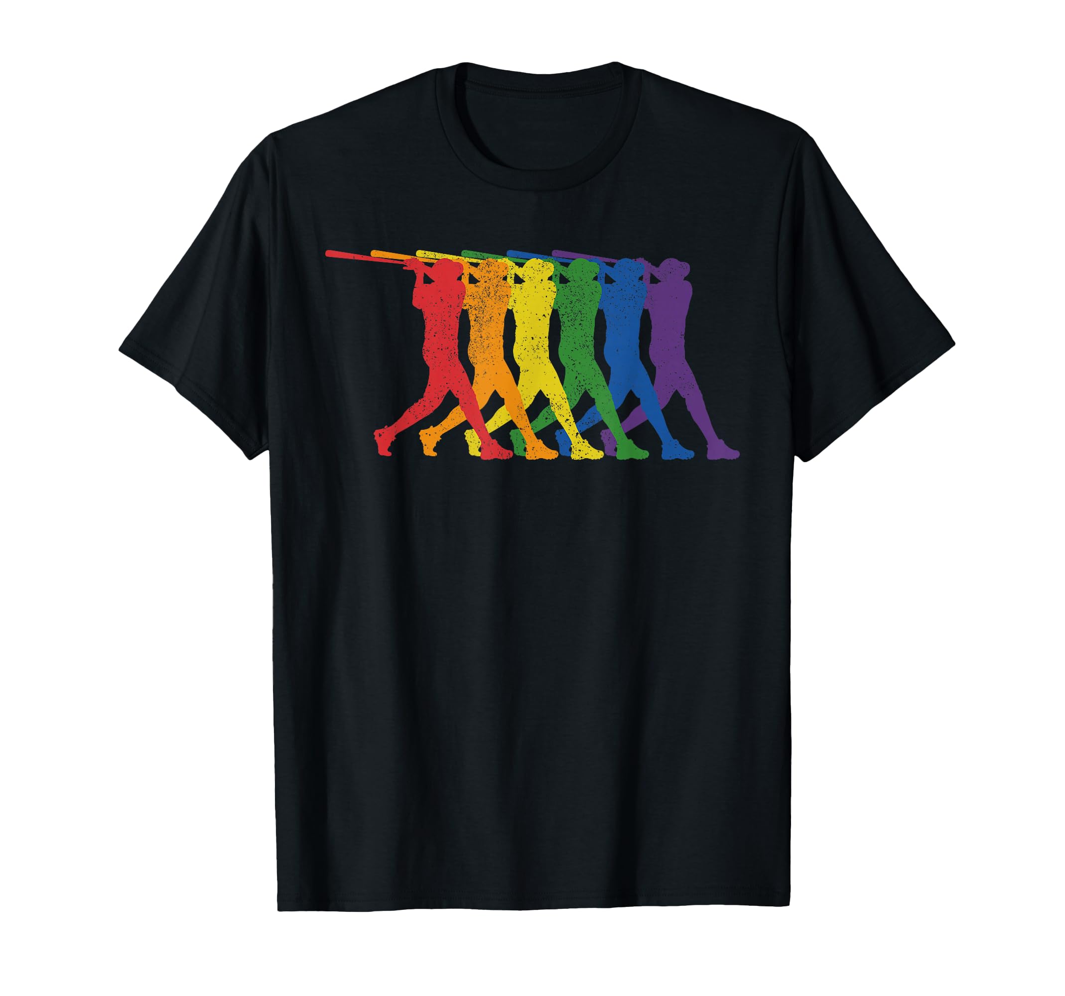 Baseball Player Coach Gay Pride Lgbtq T-Shirt - Graphic Print for Adults - T-Shirt, Sweatshirt, Hoodie
