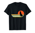 Howling Wolf Sunset Stripes Halloween T-Shirt - Aesthetic Graphic Unisex - T-Shirt, Sweatshirt, Hoodie