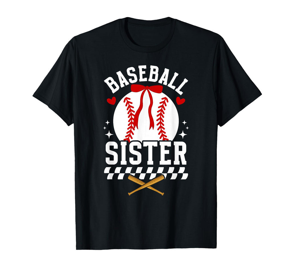 Baseball Sister Baseball Player T-Shirt - Trendy Graphic Men Women - T-Shirt, Sweatshirt, Hoodie