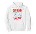 Softball Mom Mama Team Game Day Hoodie - Custom Art Print for Adults - T-Shirt, Sweatshirt, Hoodie