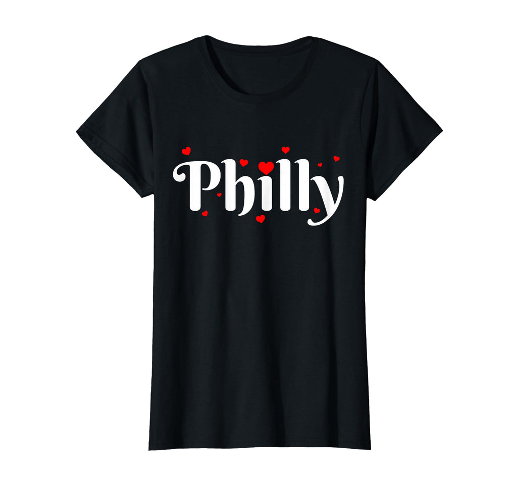 Philadelphia Pennsylvania Hearts Philly T-Shirt - Unique Graphic Men Women - T-Shirt, Sweatshirt, Hoodie