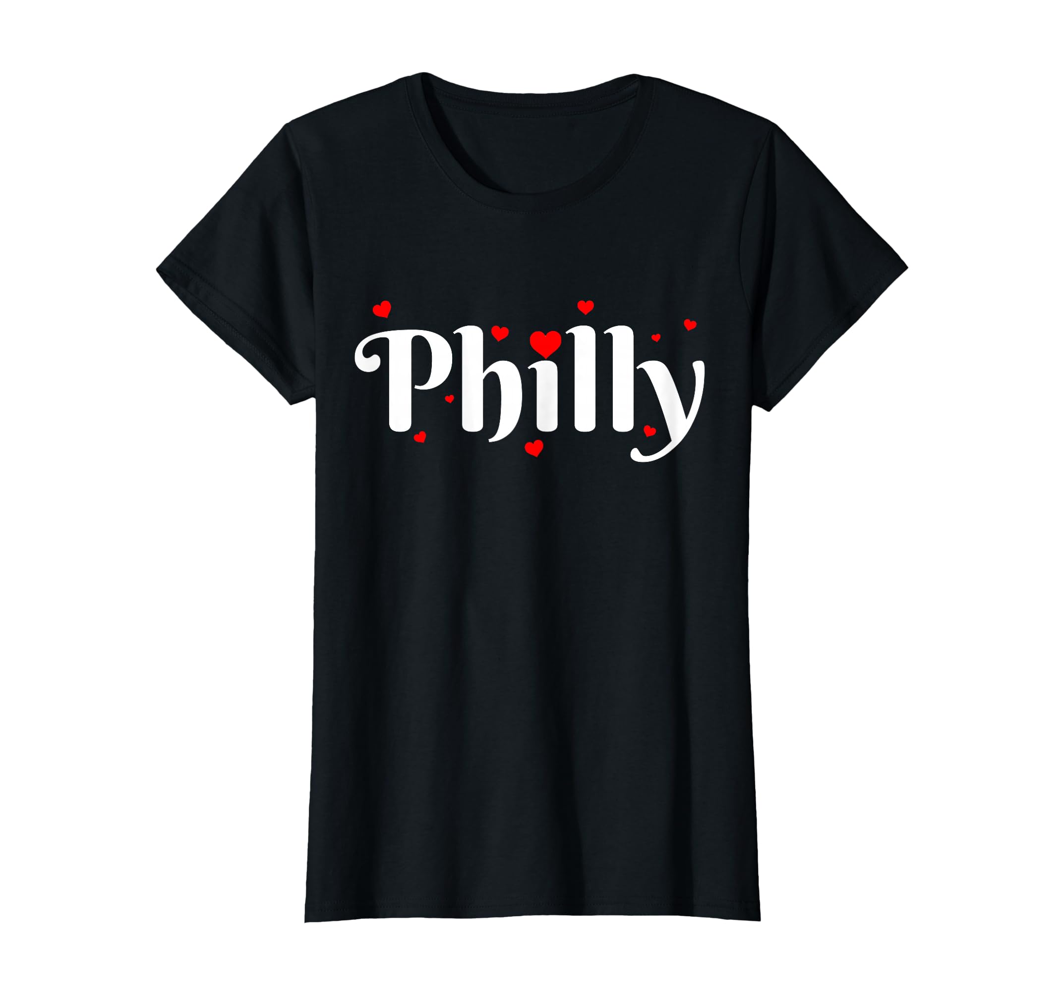 Philadelphia Pennsylvania Hearts Philly T-Shirt - Unique Graphic Men Women - T-Shirt, Sweatshirt, Hoodie