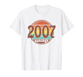 Born 2007 Birthday Simple Born 2007 T-Shirt - Aesthetic Graphic for Adults - T-Shirt, Sweatshirt, Hoodie