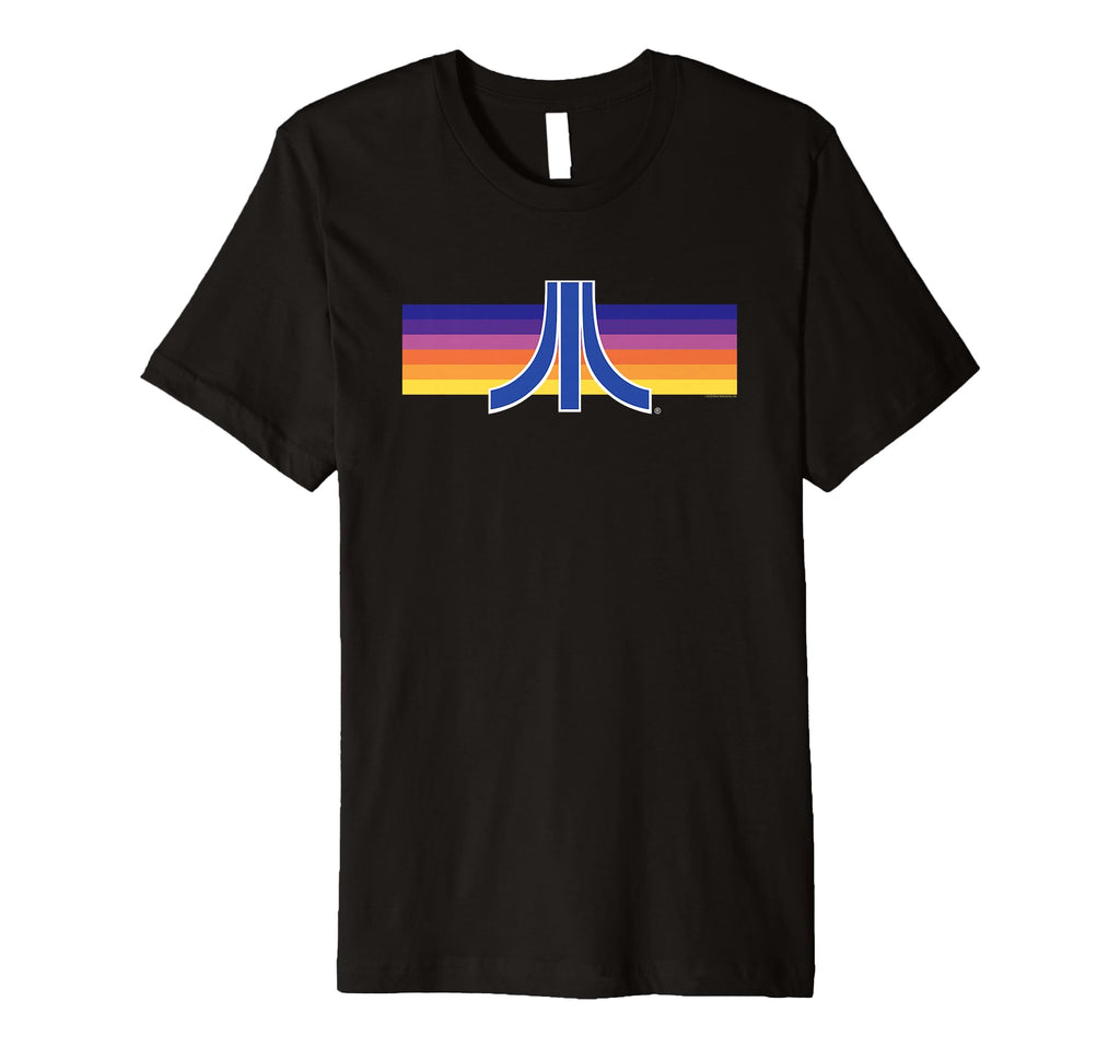 Atari Sunset Gaming Logo T-Shirt - Aesthetic Graphic for Adults - T-Shirt, Sweatshirt, Hoodie