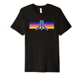 Atari Sunset Gaming Logo T-Shirt - Aesthetic Graphic for Adults - T-Shirt, Sweatshirt, Hoodie