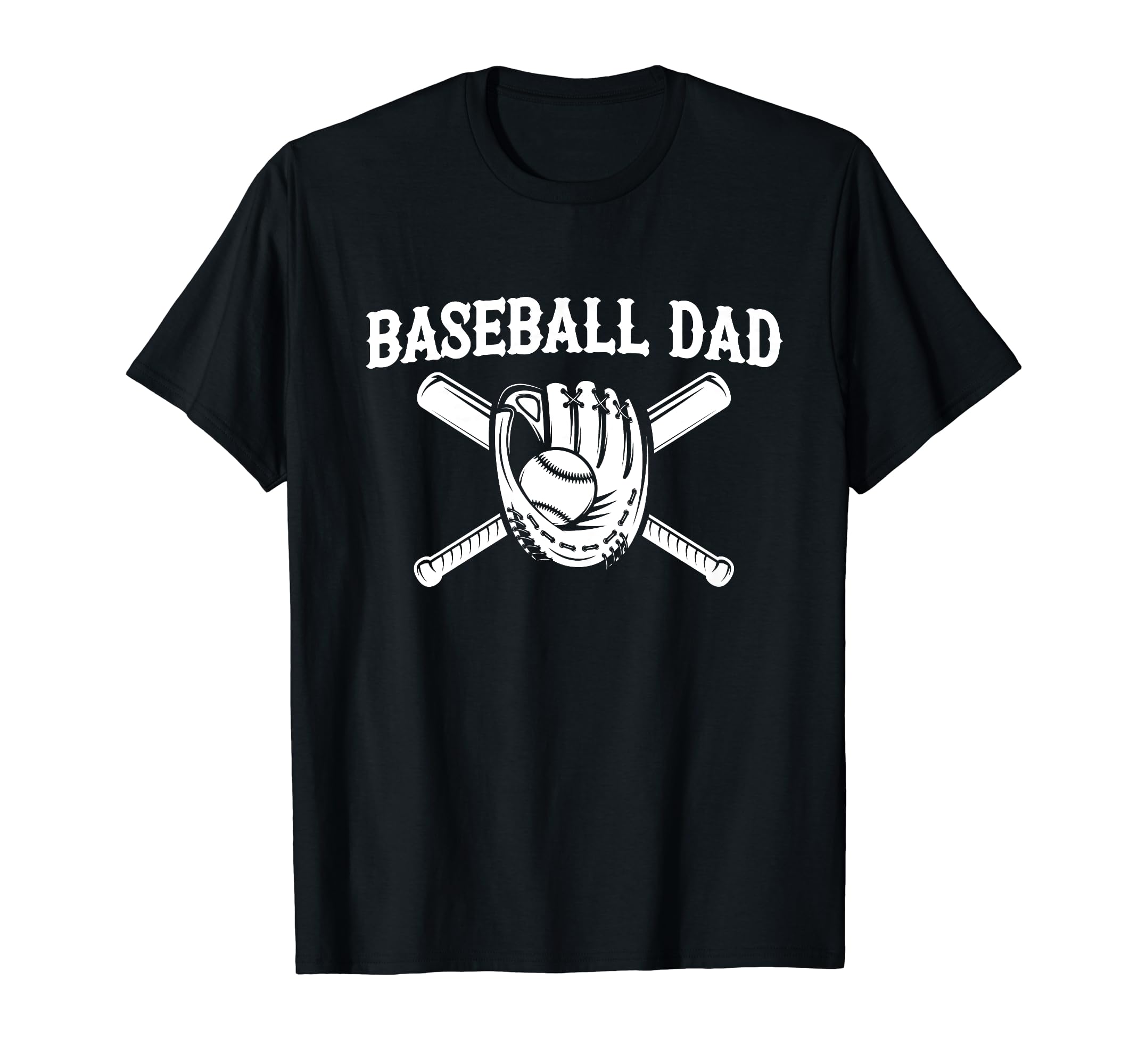 Baseball Dad Happy Fathers Day Wife T-Shirt - Novelty Apparel Unisex - T-Shirt, Sweatshirt, Hoodie