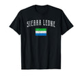 Sierra Leone Sierra Leone Flag Distressed T-Shirt - Trendy Graphic Unisex - T-Shirt, Sweatshirt, Hoodie