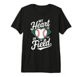 My Heart Is That Field Baseball Mom T-Shirt - Trendy Graphic Men Women - T-Shirt, Sweatshirt, Hoodie