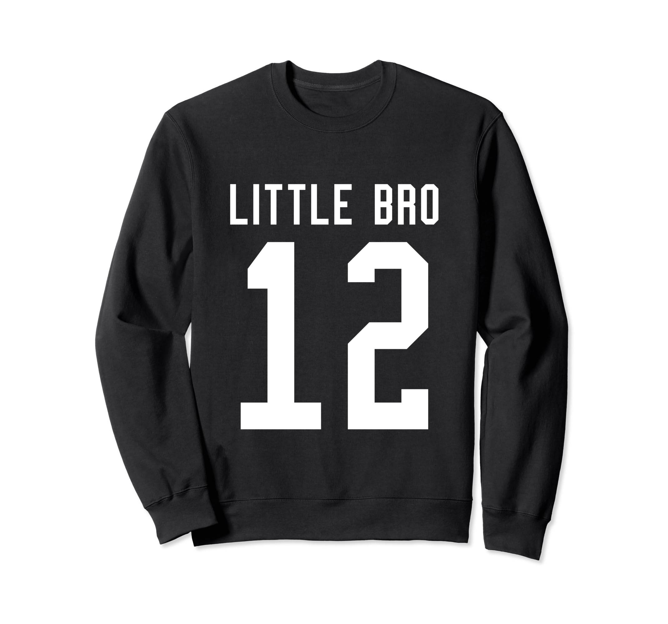 Number 12 Little Bro Biggest Fan Sweatshirt - Streetwear Style Men Women - T-Shirt, Sweatshirt, Hoodie