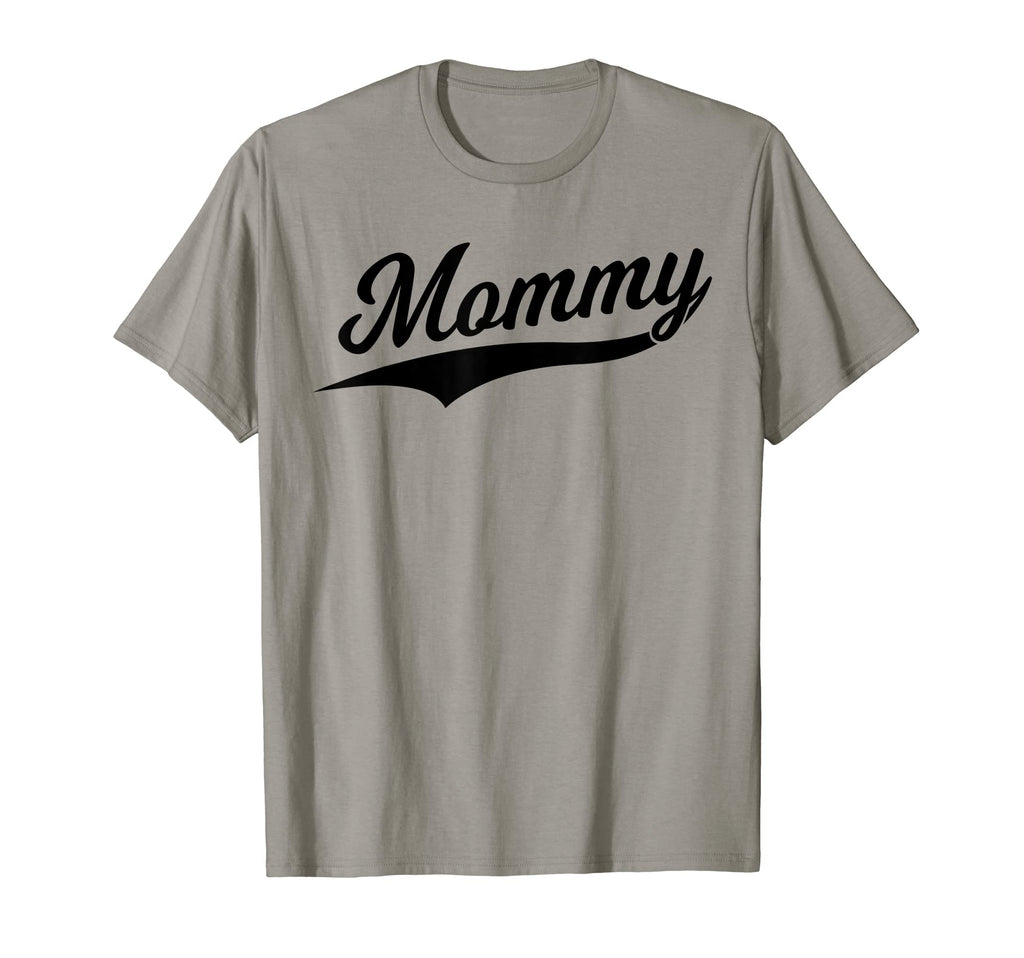 Mommy Baseball Script Cursive Jersey T-Shirt - Minimalist Print for Adults - T-Shirt, Sweatshirt, Hoodie