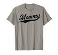 Mommy Baseball Script Cursive Jersey T-Shirt - Minimalist Print for Adults - T-Shirt, Sweatshirt, Hoodie