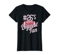 Number 26 Biggest Fan Football Mom T-Shirt - Graphic Print Men Women - T-Shirt, Sweatshirt, Hoodie