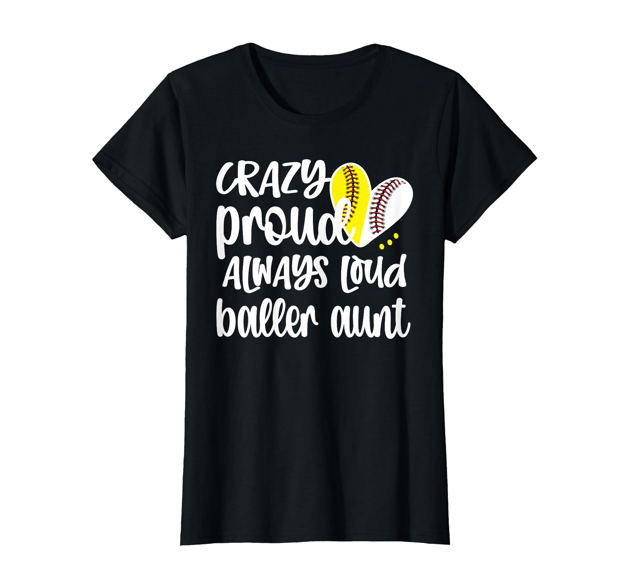 Crazy Proud Softball Baseball Player T-Shirt - Aesthetic Graphic Unisex - T-Shirt, Sweatshirt, Hoodie