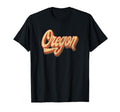 Oregon Us State Map Stripes 1970S T-Shirt - Novelty Apparel Men Women - T-Shirt, Sweatshirt, Hoodie