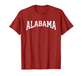 Alabama Arched Sports Fan T-Shirt - Custom Art Print for Adults - T-Shirt, Sweatshirt, Hoodie
