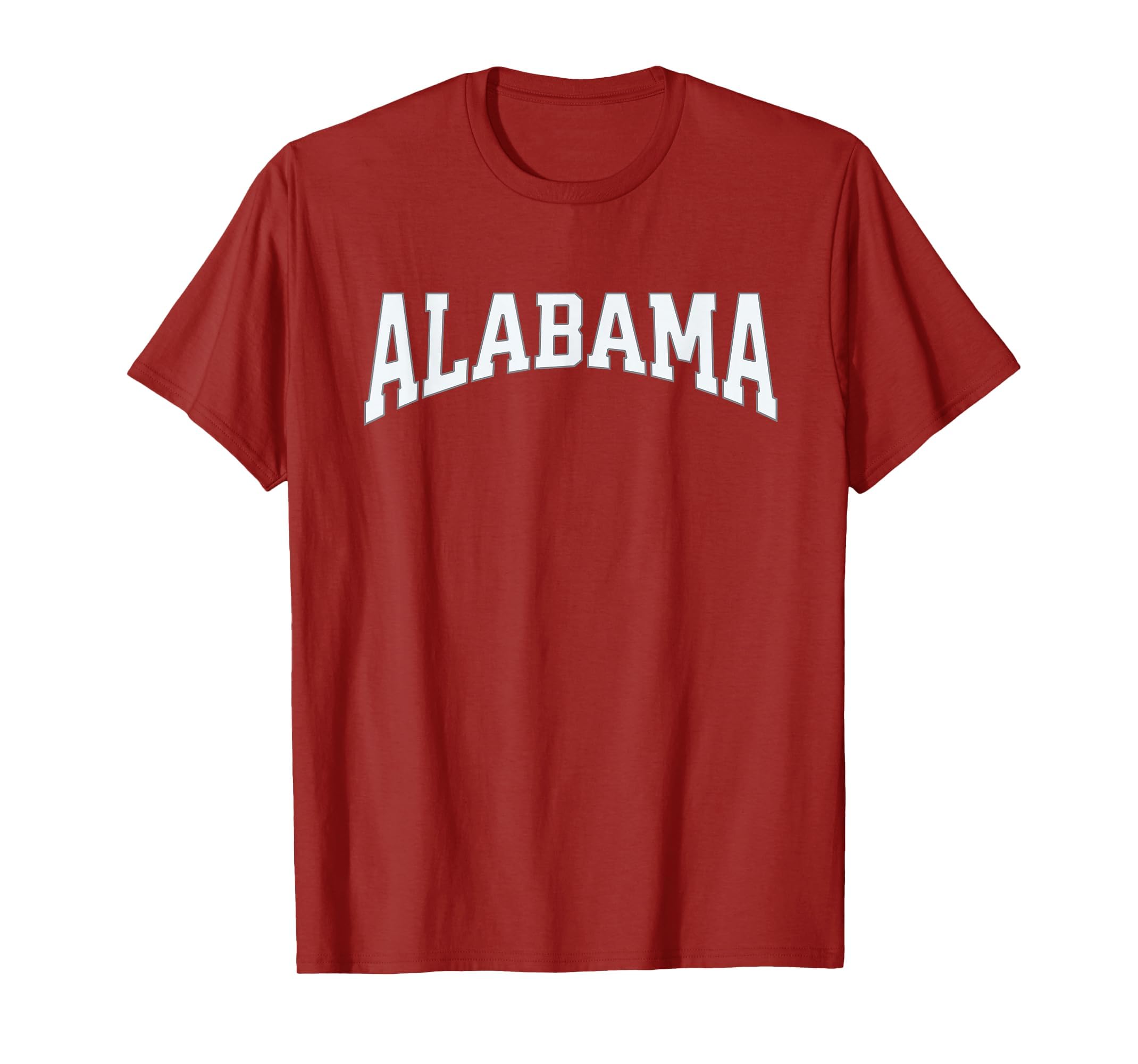 Alabama Arched Sports Fan T-Shirt - Custom Art Print for Adults - T-Shirt, Sweatshirt, Hoodie