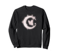 Butterfly And Moon Shine Starry Sky Sweatshirt - Trendy Graphic Men Women - T-Shirt, Sweatshirt, Hoodie