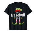 Baseball Elf Matching Pajama X Mas T-Shirt - Custom Art Print for Adults - T-Shirt, Sweatshirt, Hoodie