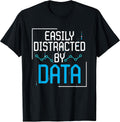 Easily Distracted By Data Science Programmer Gift - Adult & Kids T-Shirts, Sweatshirts & Hoodies apparel design preview 1