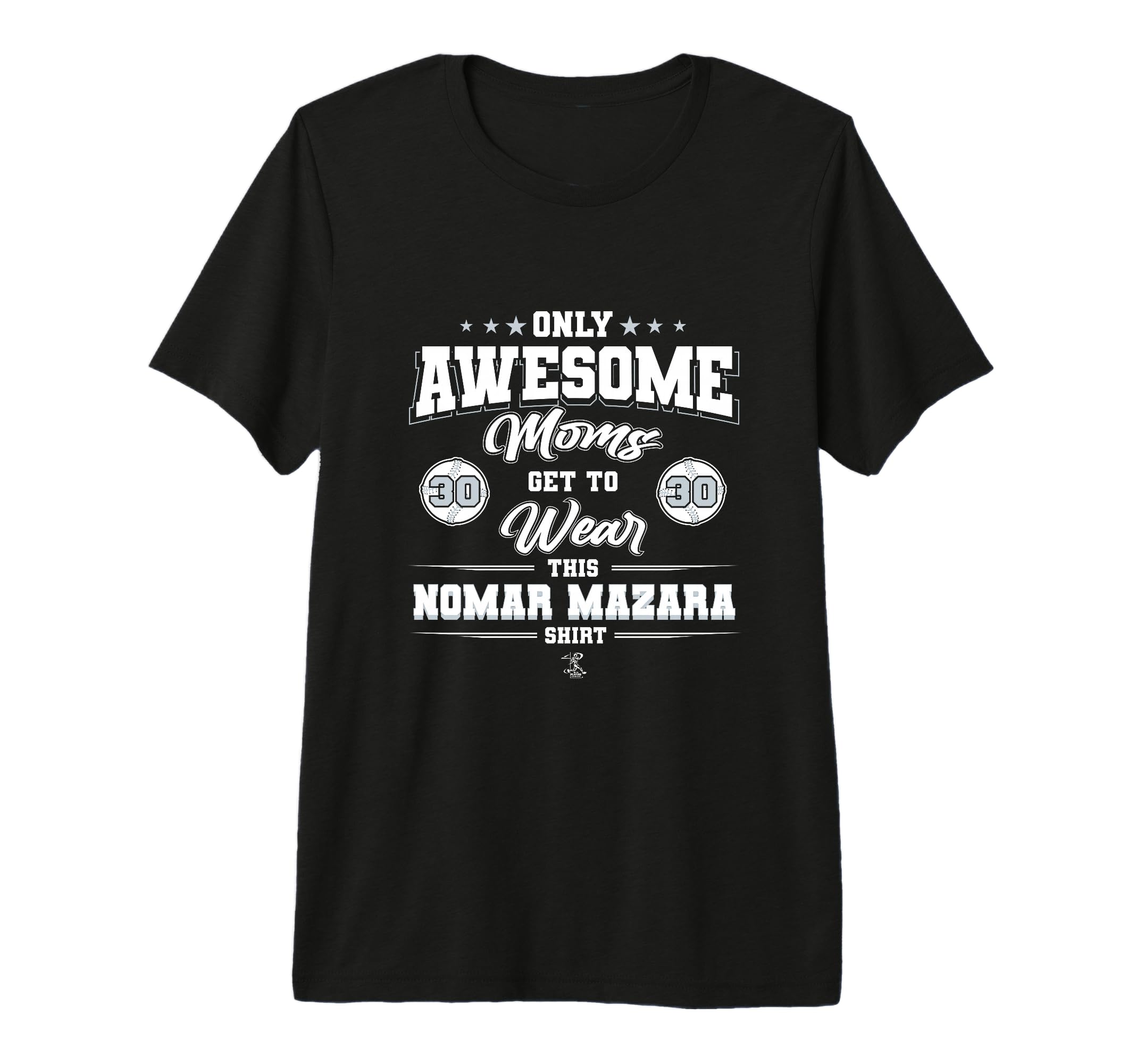 Nomar Mazara Awesome Moms Tri Blend T-Shirt - Trendy Graphic for Adults - T-Shirt, Sweatshirt, Hoodie