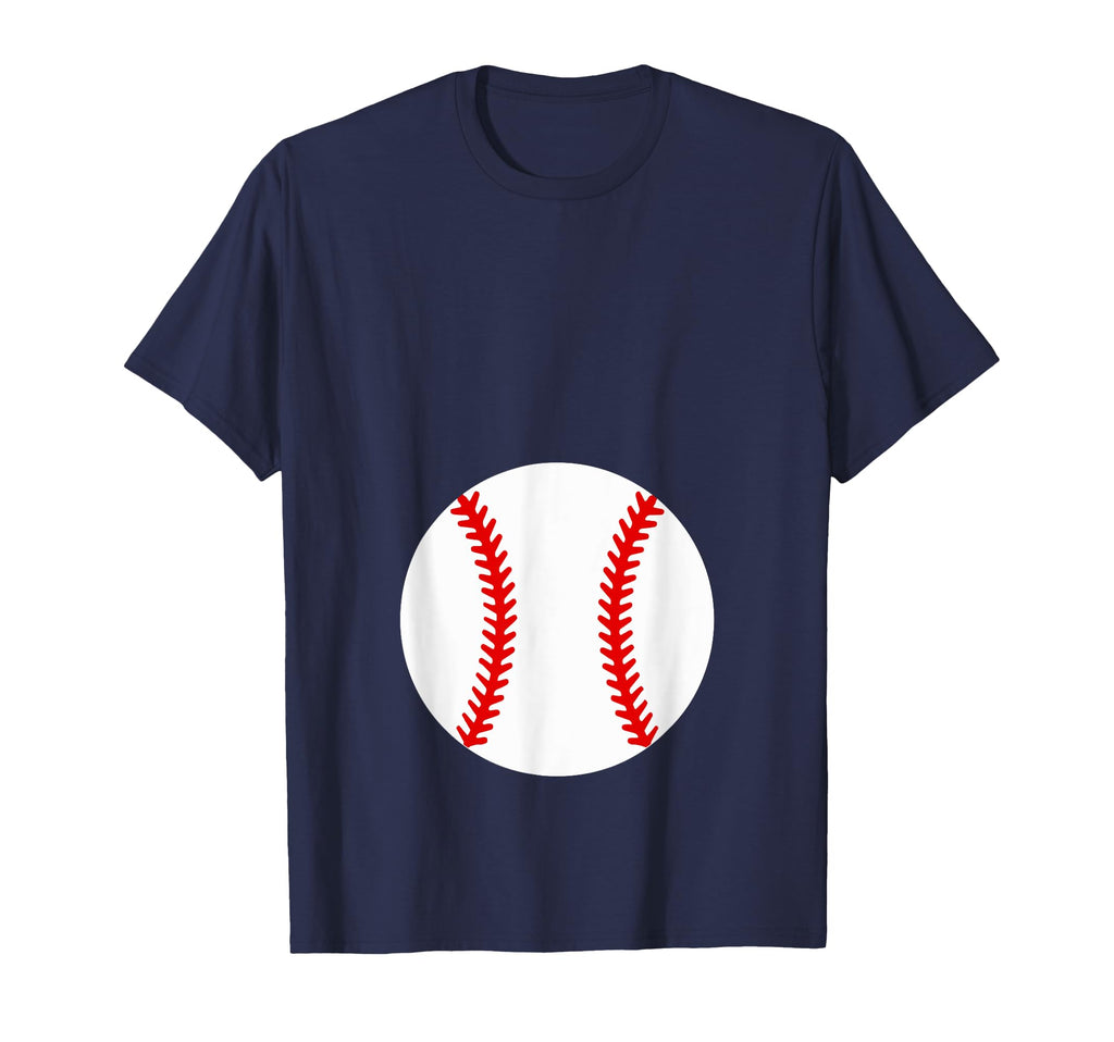 Pregnancy Halloween Costume Baseball T-Shirt - Custom Art Print Men Women - T-Shirt, Sweatshirt, Hoodie