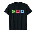 Peace Love Pharmacology T-Shirt - Minimalist Print Unisex - T-Shirt, Sweatshirt, Hoodie