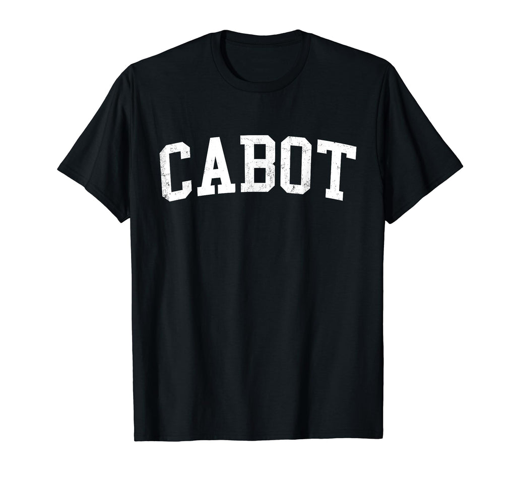 Cabot Ar Distressed White Varsity T-Shirt - Unique Graphic for Adults - T-Shirt, Sweatshirt, Hoodie