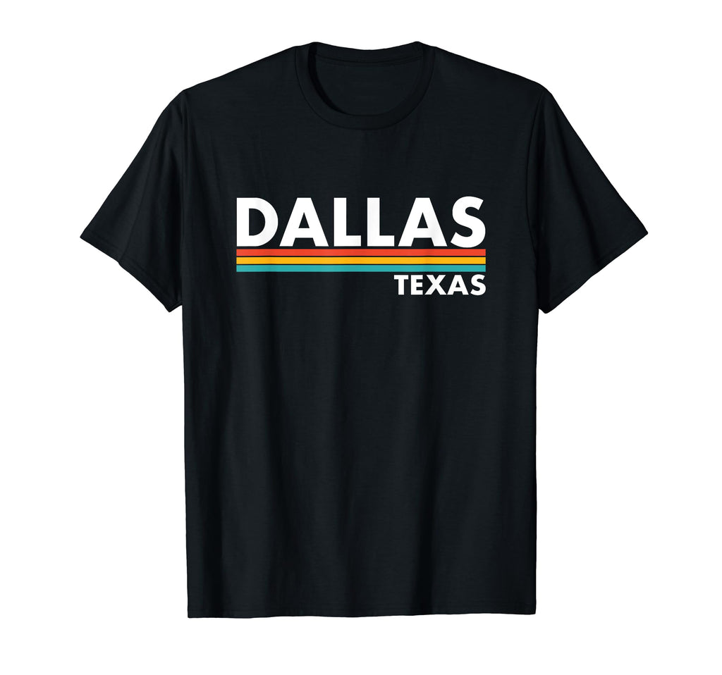 Dallas Texas Stripes T-Shirt - Fun Novelty Design Men Women - T-Shirt, Sweatshirt, Hoodie