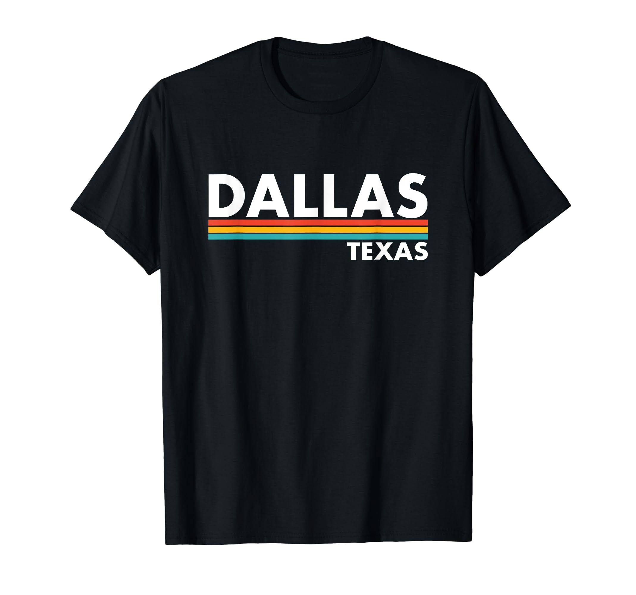 Dallas Texas Stripes T-Shirt - Fun Novelty Design Men Women - T-Shirt, Sweatshirt, Hoodie