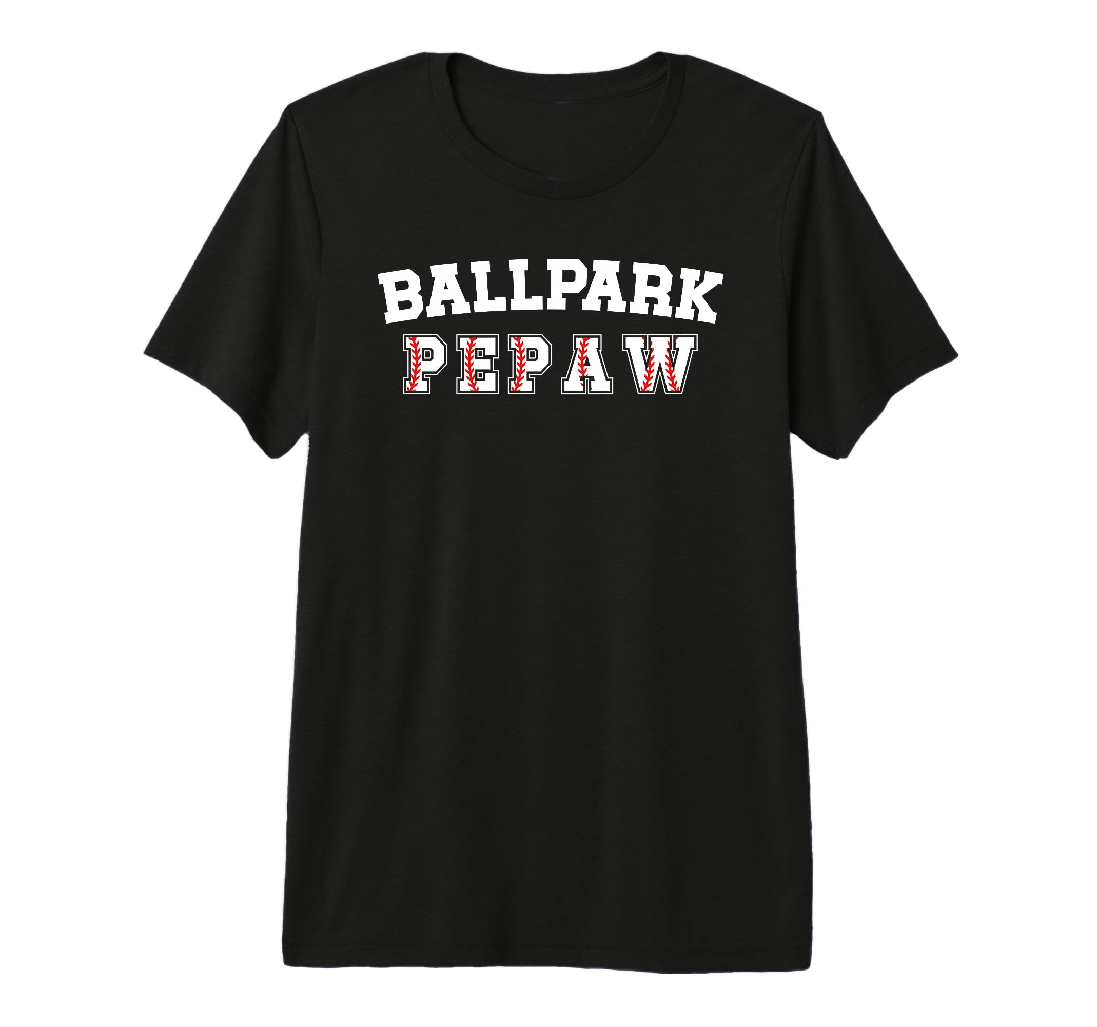Mens Ballpark Pepaw Baseball Pepaw T-Shirt - Unique Graphic Unisex - T-Shirt, Sweatshirt, Hoodie