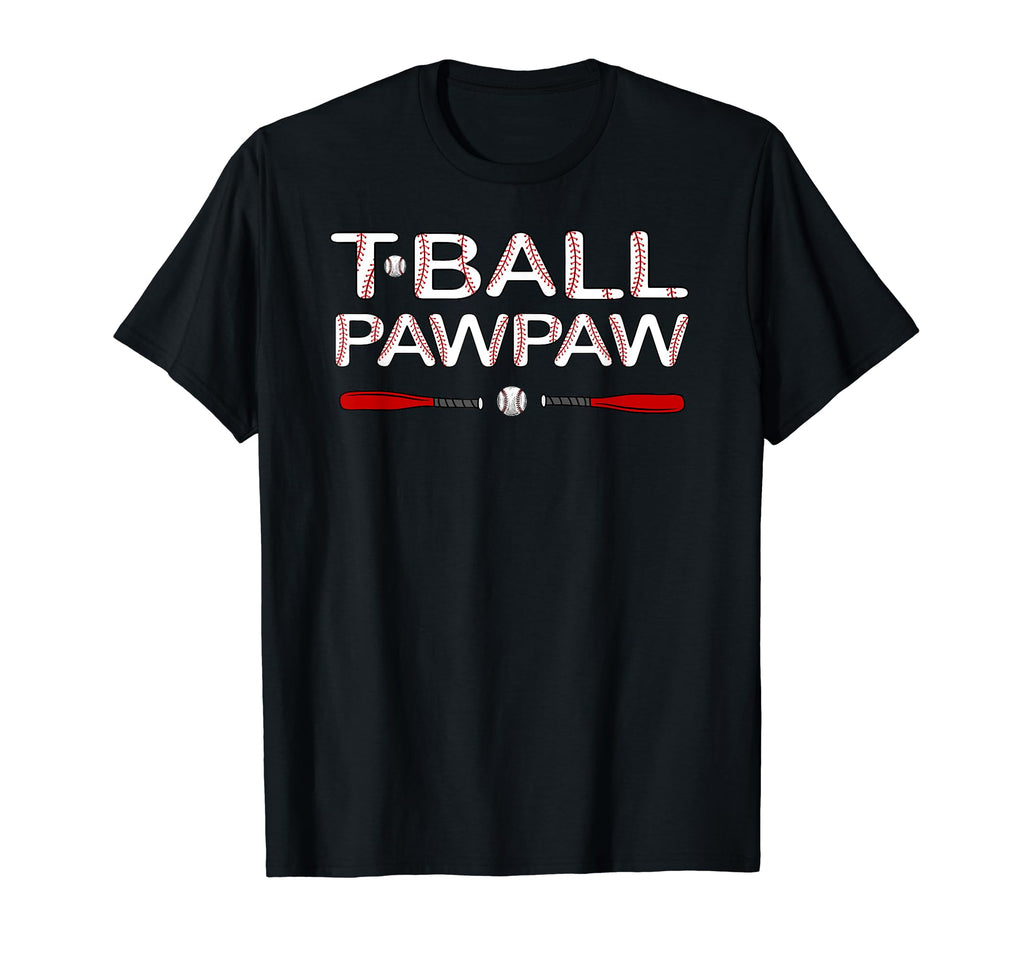 T Ball Pawpaw Grandpa Ball Baseball T-Shirt - Trendy Graphic for Adults - T-Shirt, Sweatshirt, Hoodie