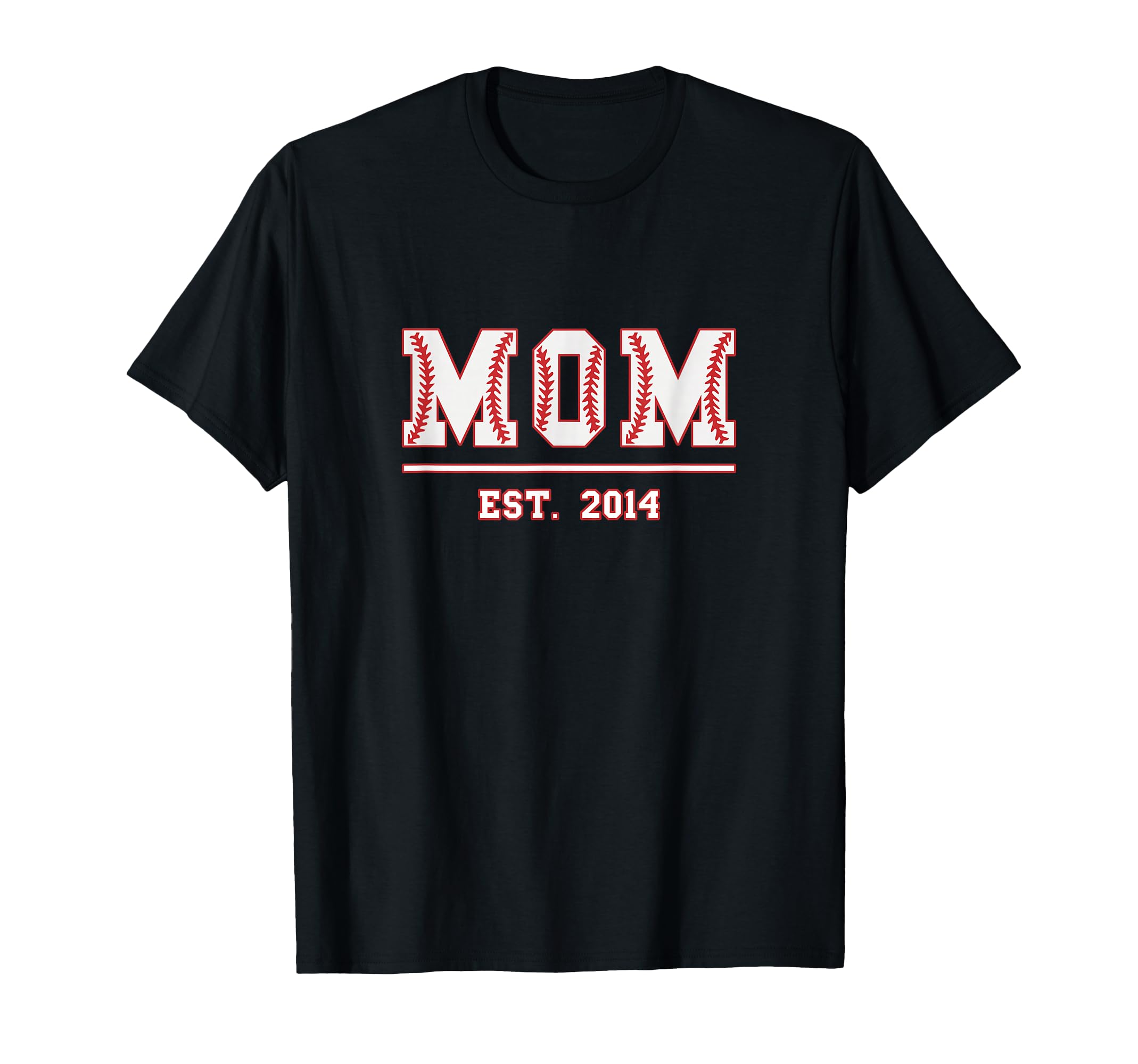 Mom Est 2014 Funny Sports Year T-Shirt - Custom Art Print for Adults - T-Shirt, Sweatshirt, Hoodie